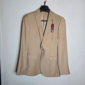 J.ferrar Florence Brown Suit Jacket Slim Size 36 R